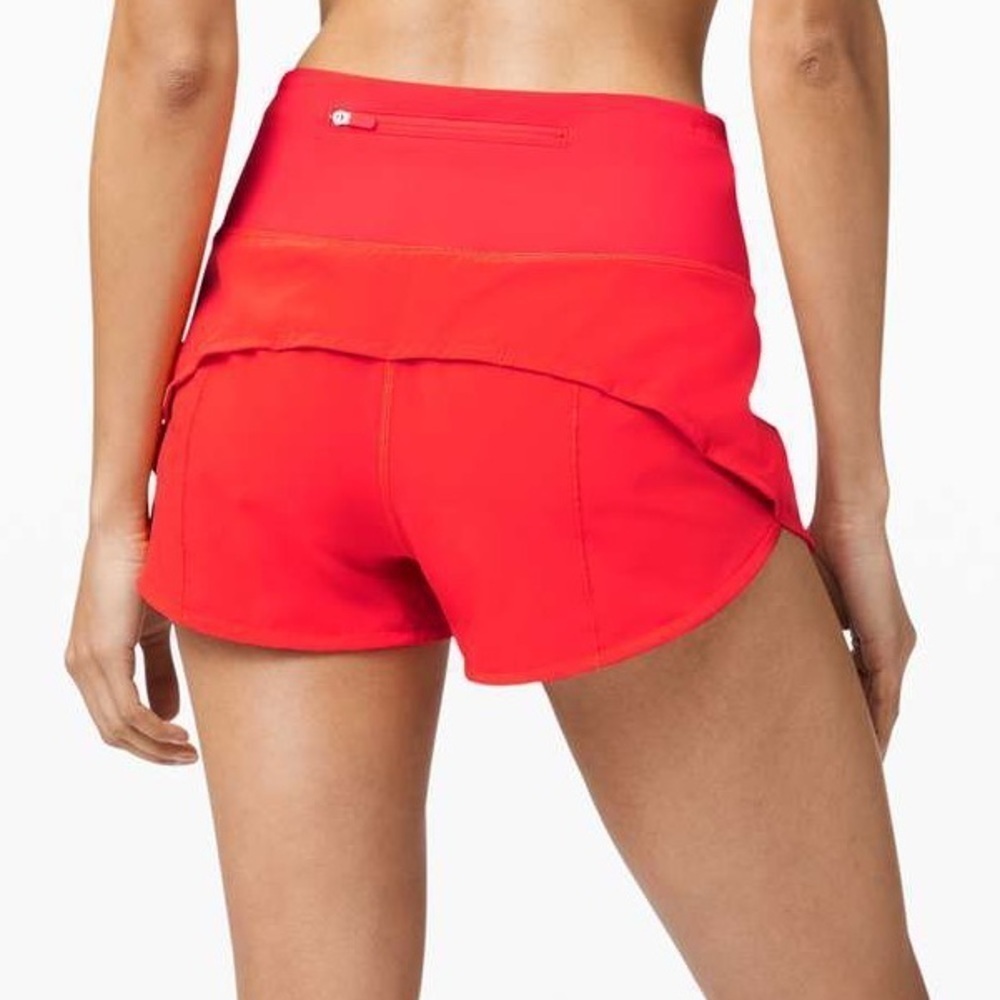 NWT Lululemon HR Running Speed Shorts Line 4”